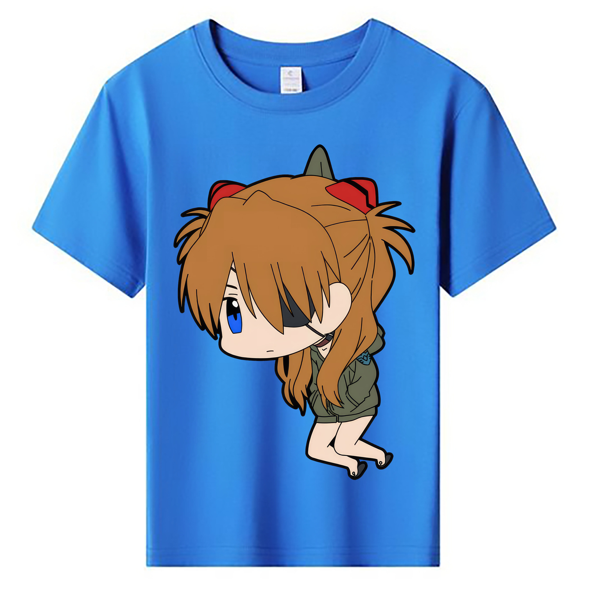 （画像用） EVA 新世紀エヴァンゲリオン 綿100％キッズTシャツ（フロントプリント）
